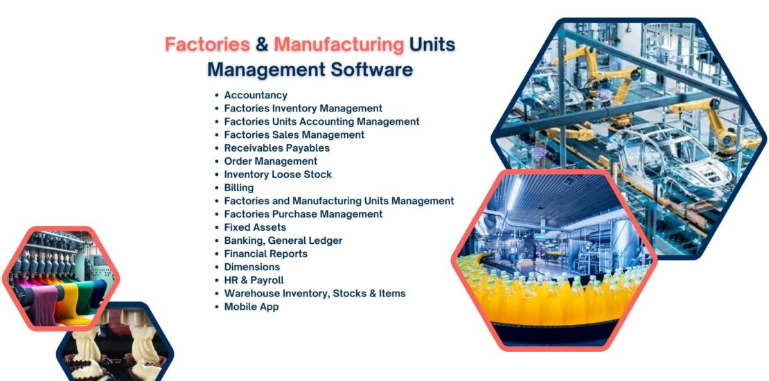 Factories and Manufacturing Units Management software - www.nizisolutions.co.uk
