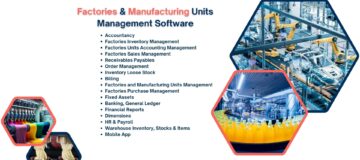 Factories and Manufacturing Units Management software - www.nizisolutions.co.uk
